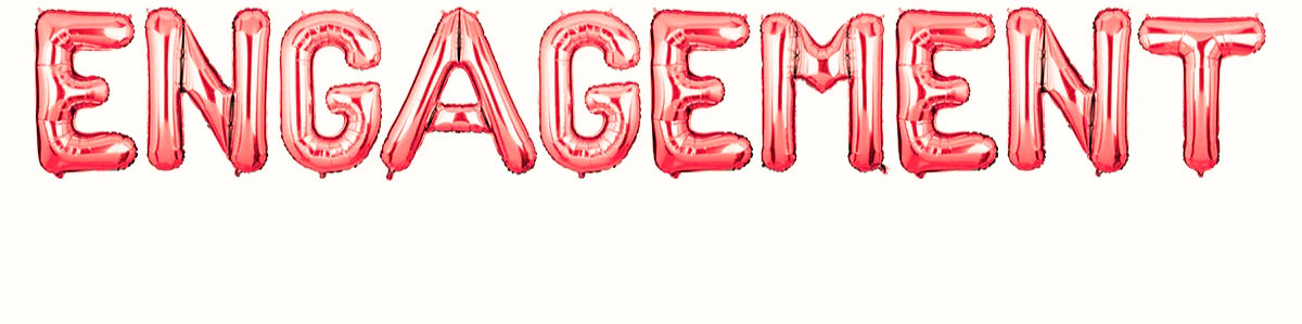 Engagement Balloon Set For Party Decoration and Celebrations