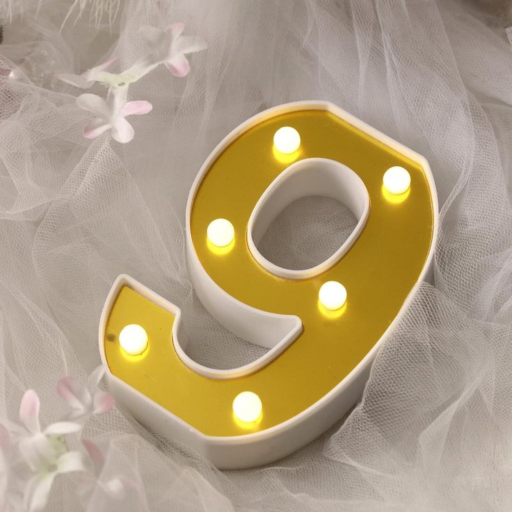 Golden Numbers LED  Candles For Birthday, Anniversary Cake Decoration and Celebration