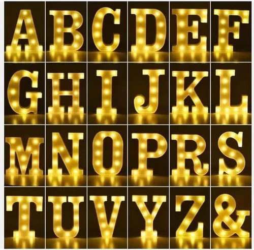 Alphabets LED  Candles For Birthday, Anniversary Cake Decoration and Celebration