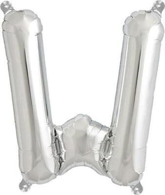 Silver Alphabet Foil Balloon For Birthday, Anniversary, Bridal Shower Celebration and Decoration